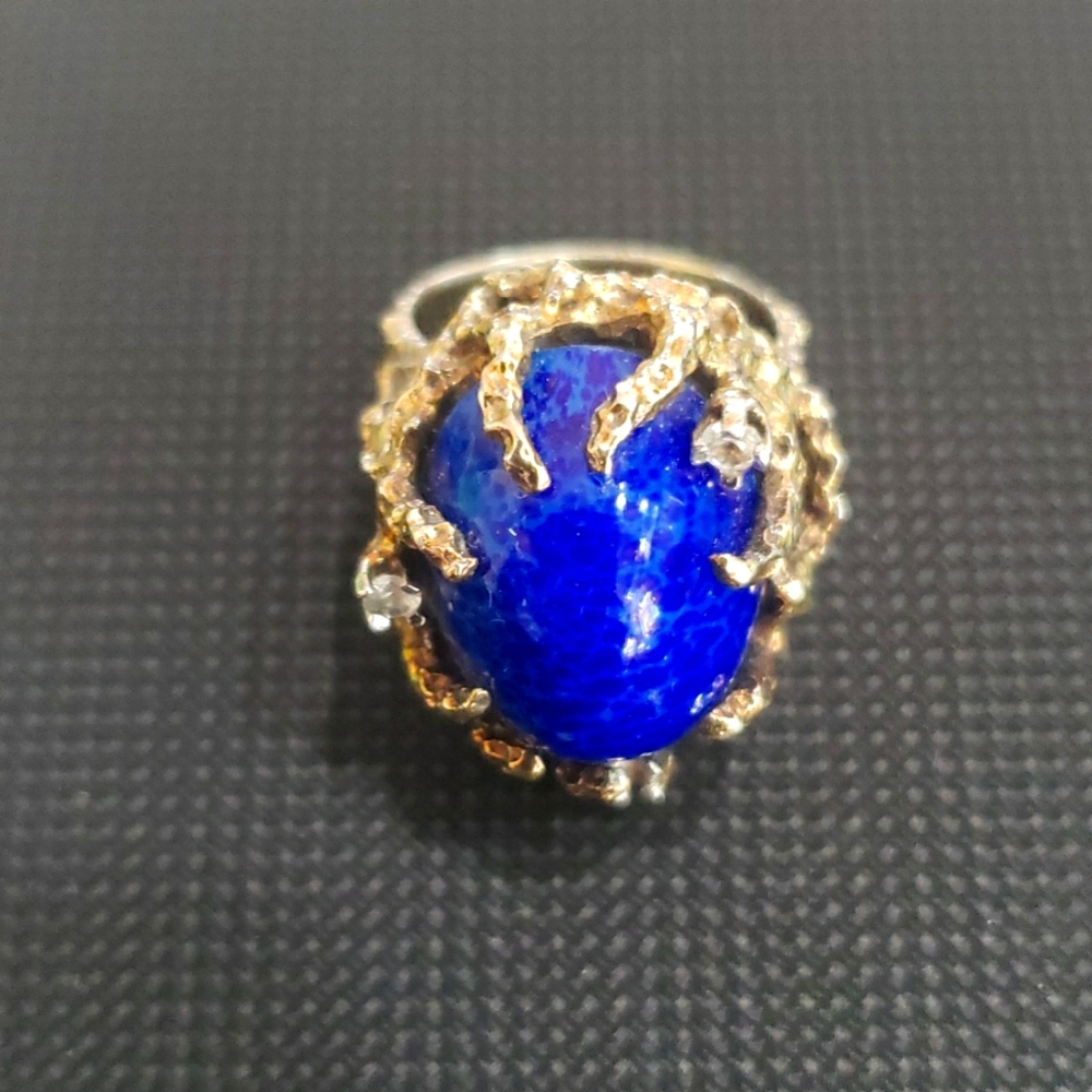 Sterling Panetta abstract modernist ring